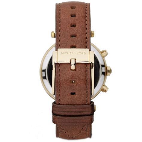 Michael Kors Replacement Watch Strap Genuine Brown Leather 